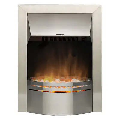 Dimplex DKT20 Dakota Electric Inset Fire with Optiflame Effect, kW, W, Stainless Steel