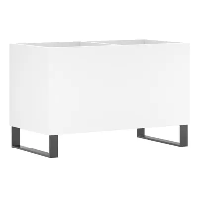 (white) vidaXL Record Cabinet Vinyl Record Storage Cabinet Grey Sonoma Engineered Wood