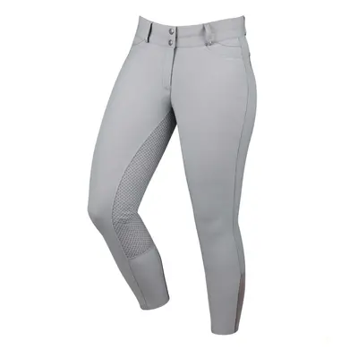 (32in, Grey) Dublin Womens/Ladies Lunar Gel Full Seat Breeches