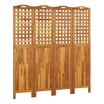 (162 x x cm (L x W x H)) vidaXL Solid Wood Acacia Room Divider Separator Privacy Screen Multi Si