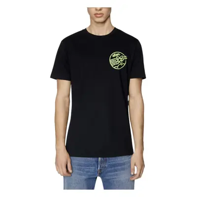 (Black, XXS) DIESEL T DIEGOR E7 Mens T Shirts Short Sleeve Slim Fit Casual Summer Cotton Tee