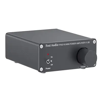 100W Channel Amplifier Stereo Audio Amp Mini Hi-Fi Class D Integrated TPA3116 for Home Speakers,