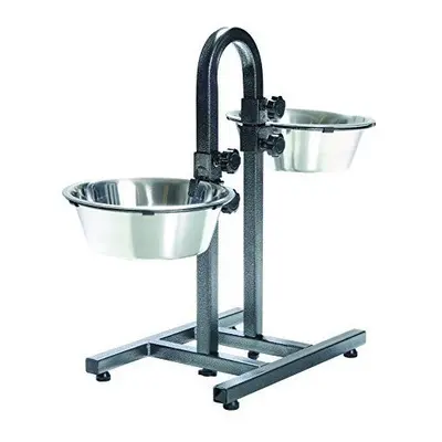 Trixie Dog Bowl Stand With Separate Height Adjustment x 2.8 / Ã 24cm - - dog trixie height sepa