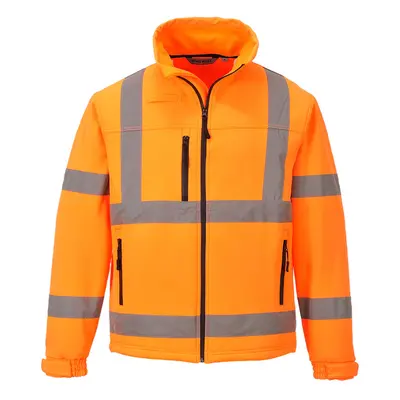 (Orange, M) Portwest Hi-Vis Classic Softshell Jacket