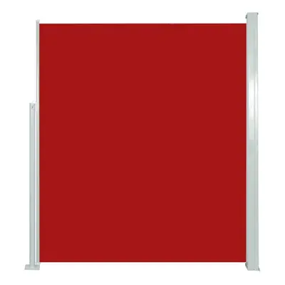 (red, x cm) vidaXL Patio Retractable Side Awning Outdoor Privacy Screen Canopy Sunshade