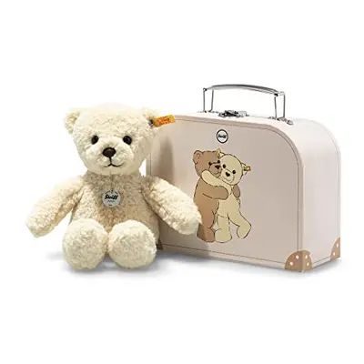 114038 Mila Teddy bear vanilla in suitcase