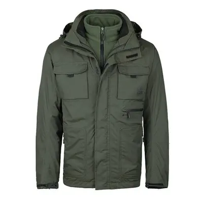 (ArMy Green, L) in Mens Outdoor Military Waterproof Sport Jacket Casual Multi Pockets