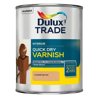 Dulux Trade Quick Drying Varnish Satin 1L