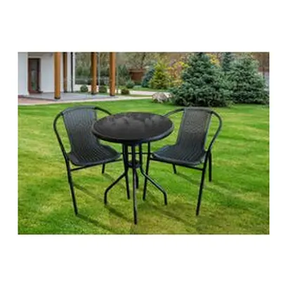 The Bolero Seat Modern Rattan Bistro Set