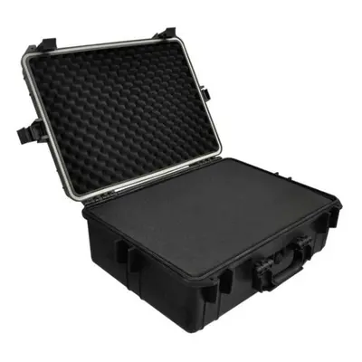 vidaXL Transport Hard-Case Black with Foam 35L Carrying Case Tool Storage Box