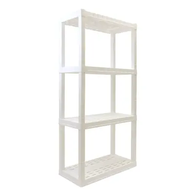 Oskar Tier Large Plastic Shelving Unit Heavy Duty Storage Shelf