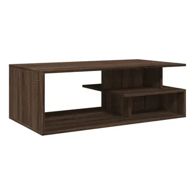 (brown oak) vidaXL Coffee Table Hall End Table Accent Side Table Black Engineered Wood