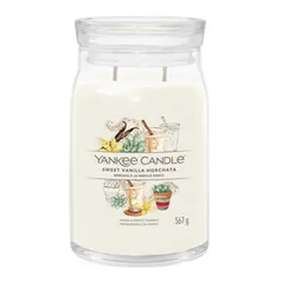 Yankee Candle - Sweet Vanilla Horchata Signature Candle ( sladkÃ½ vanilkovÃ½ nÃ¡poj horchata) - 