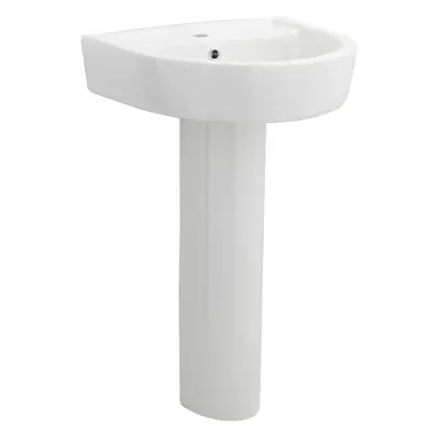 1 Tap Hole Basin & Full Pedestal - 520mm