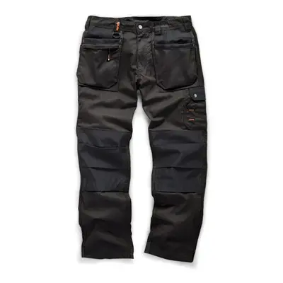 (36L, Black) Scruffs Mens Plus Work Trousers