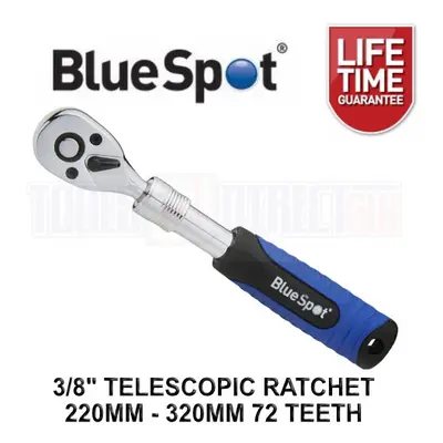 BlueSpot 3/8" Dr Teeth 220mm to 320mm Extendable Ratchet