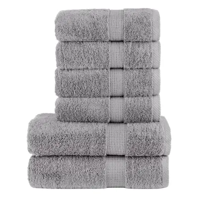 (grey) vidaXL Premium Towel Set Piece Absorbent Shower Towel Bath Towels gsm