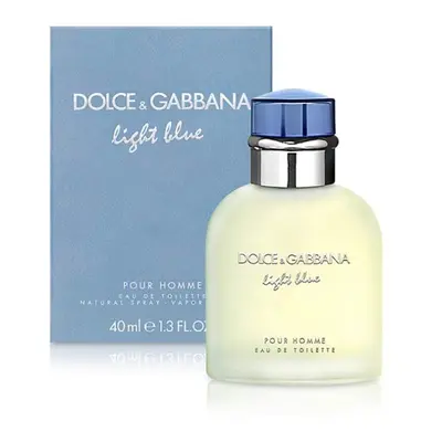 D&G Light Blue Pour Homme EDT Spray by Dolce & Gabbana Men 1.3 oz