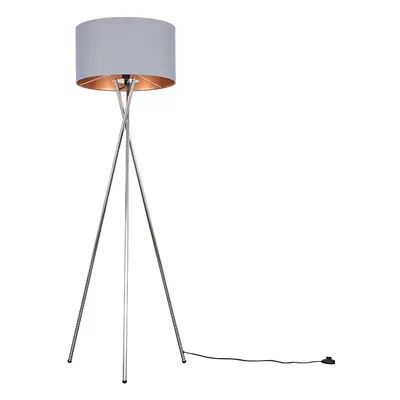 Camden Tripod Silver Floor Lamp