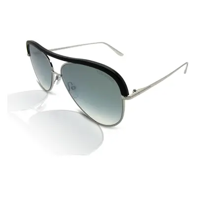 Tom Ford FT0606 Sabine-02 Women's Sunglasses 18B Silver/Blue