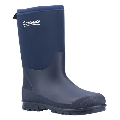 (8.5 UK Child, Blue) Cotswold Childrens/Kids Hilly Neoprene Wellington Boots