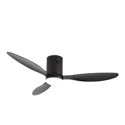 (Black, 42inch) Decorative DC Ceiling Fan with Remote Control Simple Fan Light Ventilador for Li