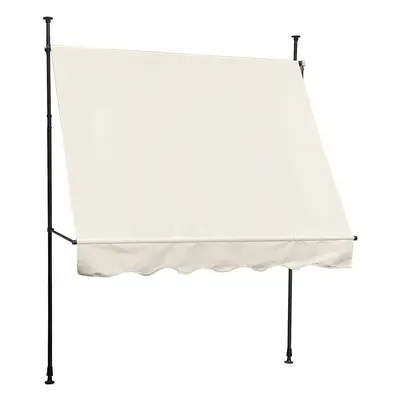 (Beige, 200X120) EVRE Waterproof Awning/shade + adjustment handle