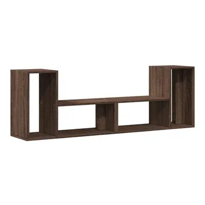 (brown oak, 75x30x50 cm) vidaXL TV Cabinets TV Stand TV Unit Entertainment Centre pcs Engineered