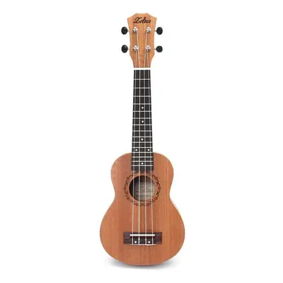 21 Inch Mahogany Ukulele Uke Frets Soprano Hawaiian Guitar Musical Instrument