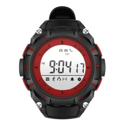 (Black Red) Sport Smart Watch Multi-functional Support Pedometer Camera Remoter Call SMS Reminde