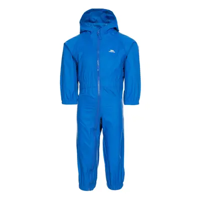 (3/4 Years, Cobalt) Trespass Kids Unisex Dripdrop Padded Waterproof Rain Suit