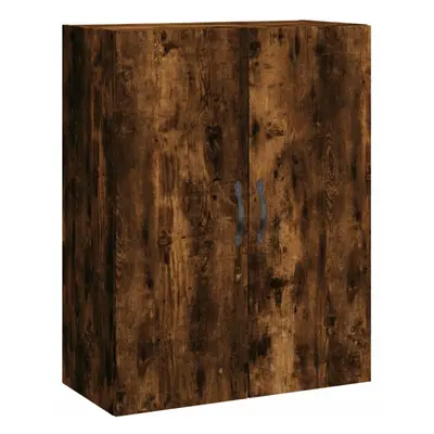 (smoked oak) vidaXL Wall Mounted Cabinet Storage Cabinet Cupboard Smoked Oak Engineered Wood