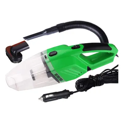 (Green) Portable 120W Car Vacuum Cleaner Household Handheld Perfect Accessories Kit