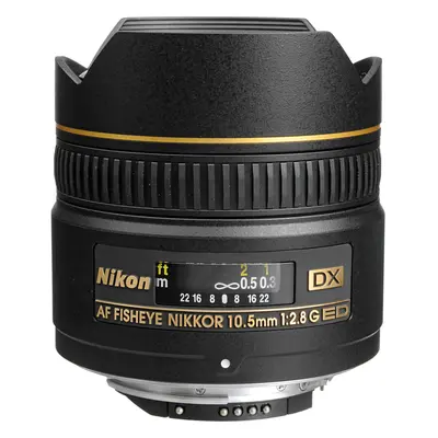 Nikon AF DX Fisheye-NIKKOR 10.5mm f/2.8G ED Lens