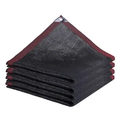 (Black, S) Rectangle Sun Shade Sail Windscreen Sunshade Patio Outdoor Canopy Awning 95% UV Block