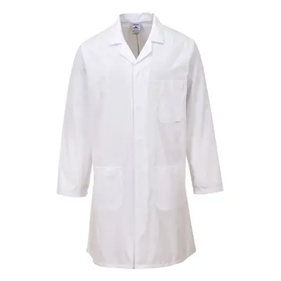 (2XL, White) Portwest Standard Workwear Lab Coat (Medical Health) (Pack of 2)