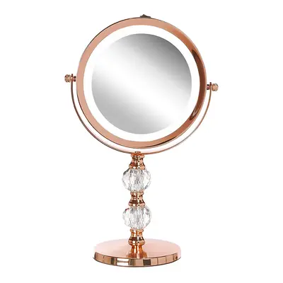 Makeup Mirror LED CLAIRA Rose Gold