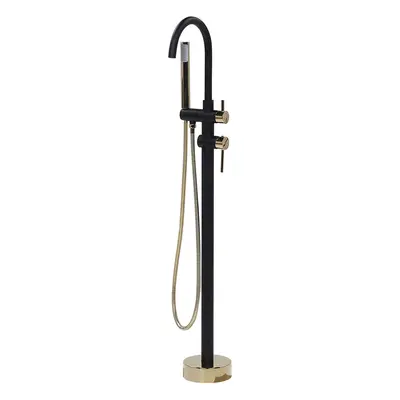 Freestanding Bathtub Faucet TUGELA Black/ Gold