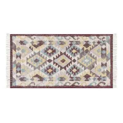 Jute Area Rug x cm Multicolour FENER