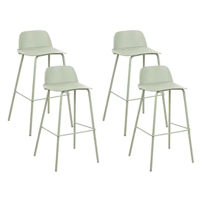 Set of Bar Chairs MORA Light Green