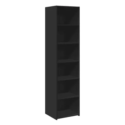 (black) vidaXL Highboard Sideboard Side Cabinet Storage Cupboard Black Engineered Wood