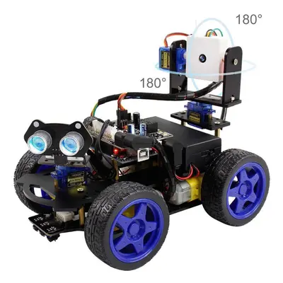 Smart Robot Car Kit Wifi Camera Remote Control STEM Education Robotic Toy