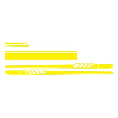 (Yellow) Car Vinyl Stripe Pinstripe Decals Stickers For Auto Vehicle Colors