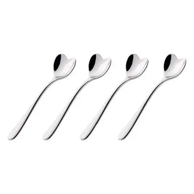 Alessi AMMI08/7 Big Love Set of Four Tea Spoons, 18/10 Stainless Steel, Steel