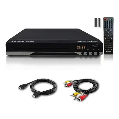 RDP-S600 DVD Player with HDMI Cable and RCA Cable Included - Multi Region - USB Port - Remote Co