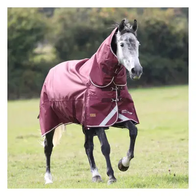 (7' 3", Maroon) Highlander Plus Combo Neck 100g Horse Turnout Rug