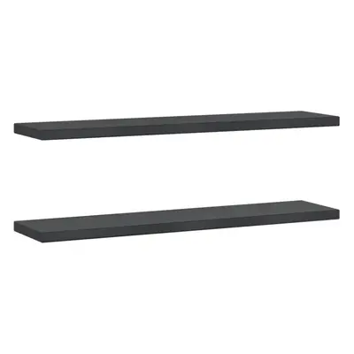 (black, x 23.5 x cm) vidaXL Wall Shelves Floating Shelf Wall Storage Shelf pcs Stainless Steel