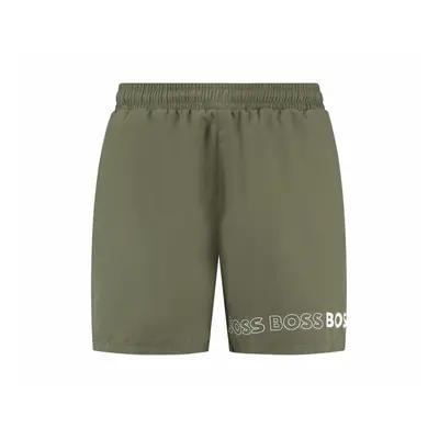 (Green, 2XL) Hugo Boss Dolphin Logo Swim Shorts