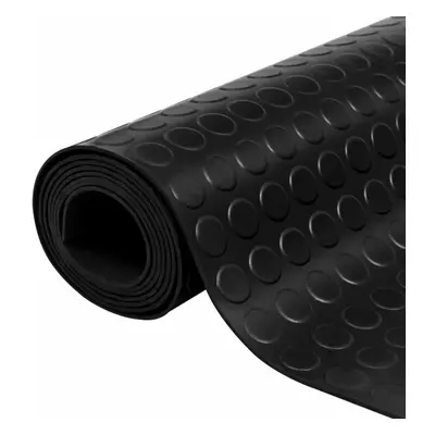 vidaXL Rubber Floor Mat Anti-Slip with Dots 5x1m Matting Carpet Protection