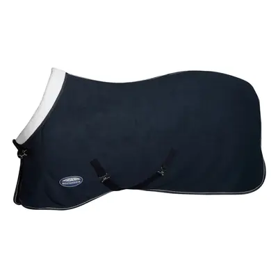 (5' 9", Dark Blue/White) Weatherbeeta Standard-Neck Sherpa Fleece Horse Cooler Rug